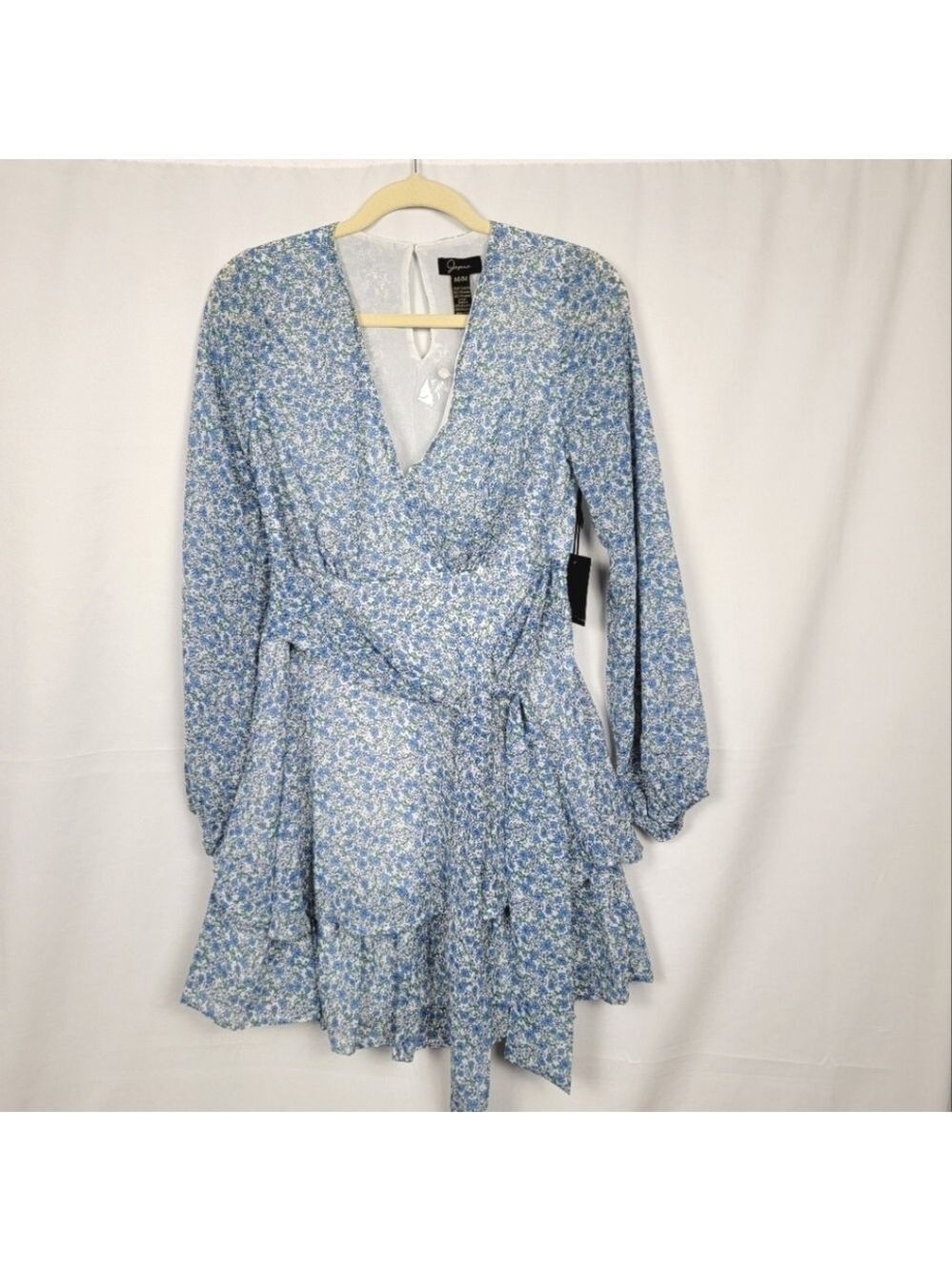 Floral Blue & Green Dress NEW #1593